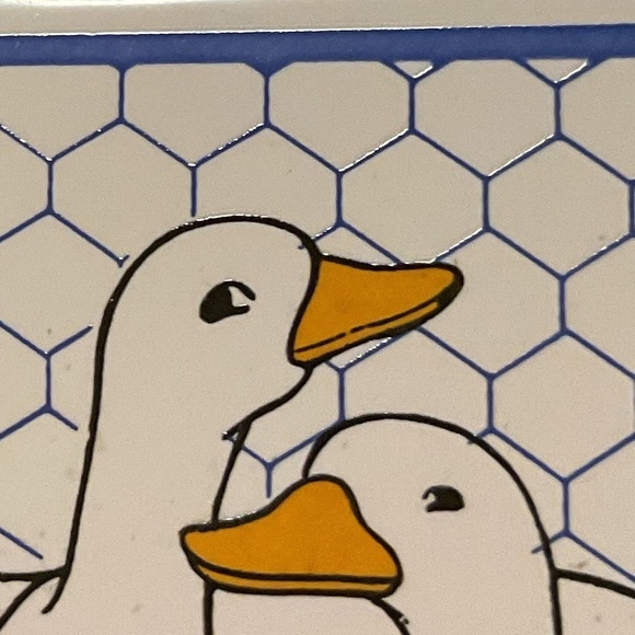 Vintage Cast Iron Trivet Teapots Duck Tiles Footed Wall Art goose 90s - Picture 6 of 7